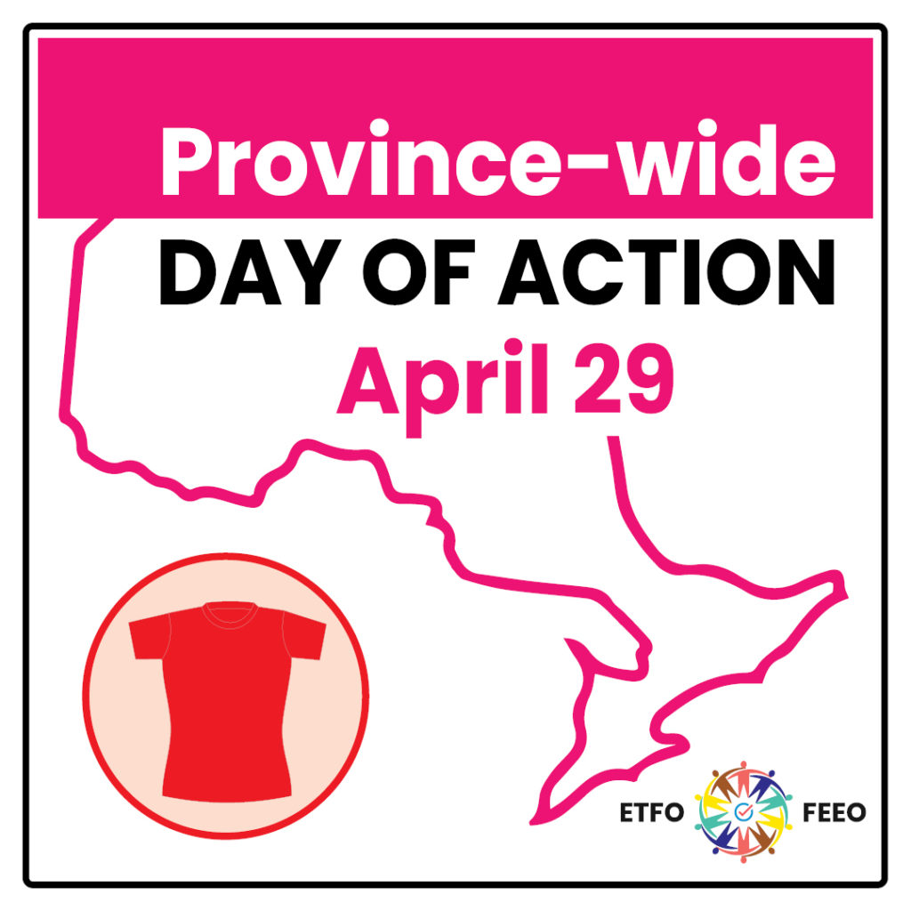 April 29 - Province Wide Day of Action