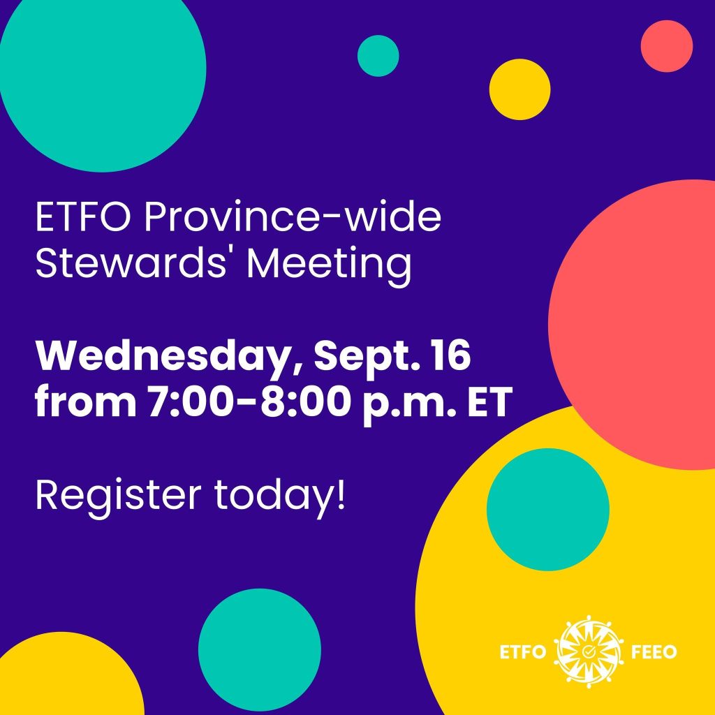 Province-Wide Steward's Meeting